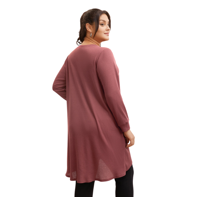 Solid-Waffle-Knit-Overlap-Hem-Dusty-Pink-T-shirt-2.png