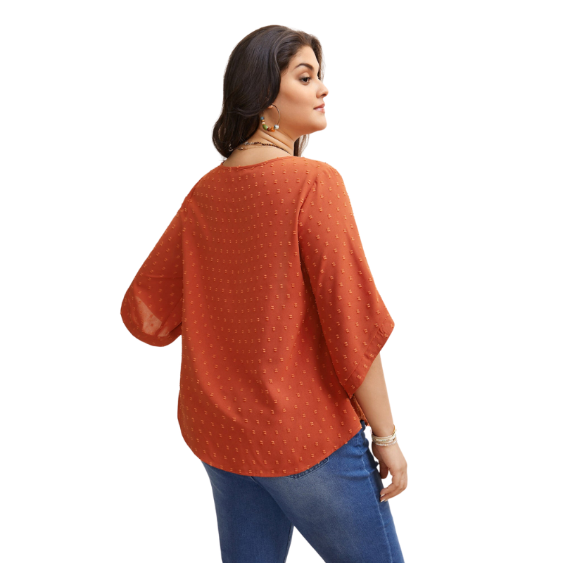 Textured-Blouse-Round-Neck-and-Bell-Sleeves-3.png